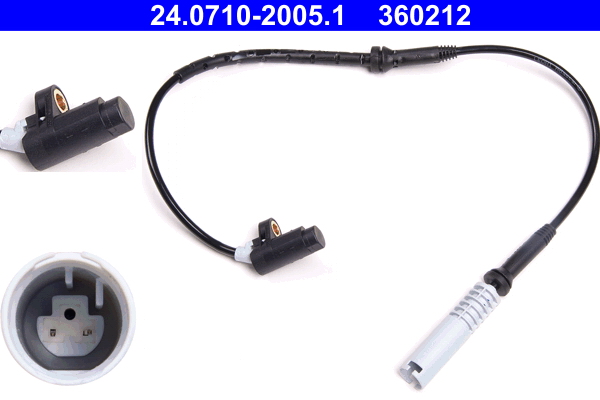 Sensor, wheel speed - 24.0710-2005.1 ATE