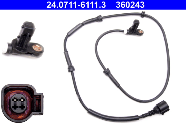 Sensor, wheel speed - 24.0711-6111.3 ATE