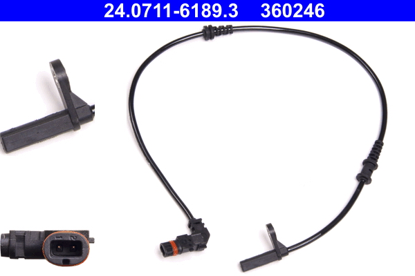 Sensor, wheel speed - 24.0711-6189.3 ATE