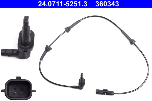 Sensor, wheel speed - 24.0711-5251.3 ATE