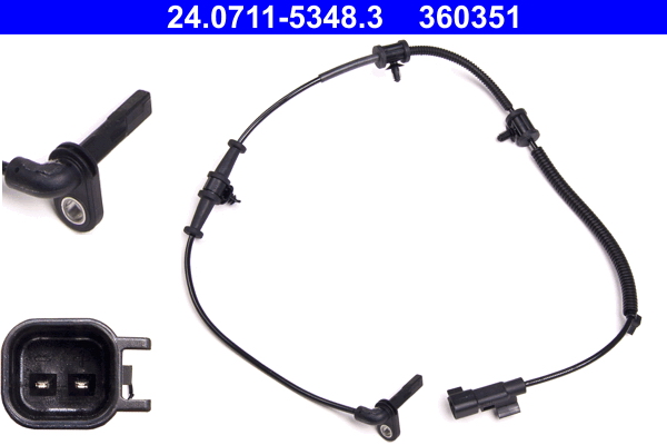 Sensor, wheel speed - 24.0711-5348.3 ATE