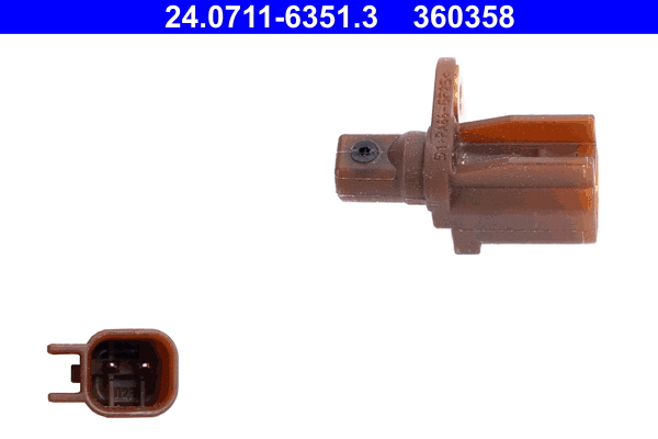Sensor, wheel speed - 24.0711-6351.3 ATE