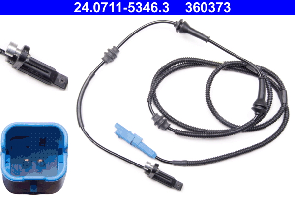 Sensor, wheel speed - 24.0711-5346.3 ATE