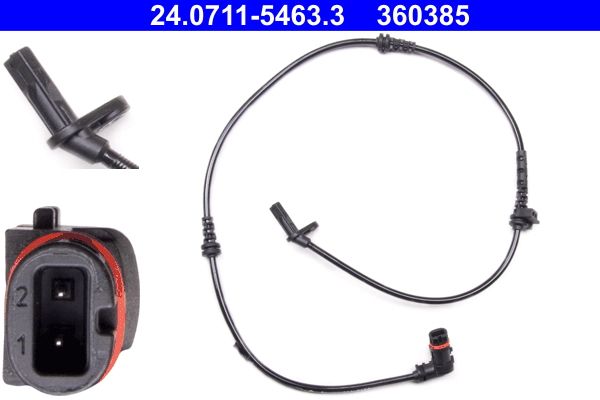 Sensor, wheel speed - 24.0711-5463.3 ATE