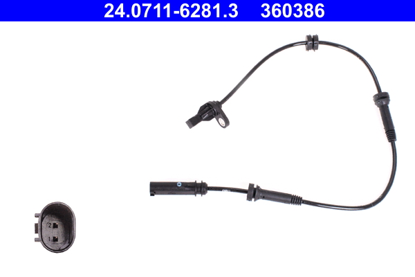 Sensor, wheel speed - 24.0711-6281.3 ATE