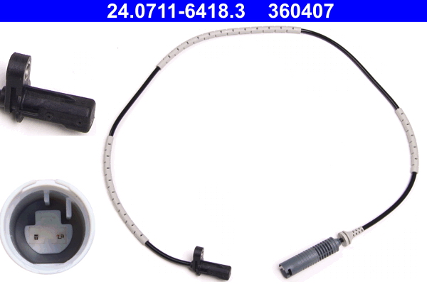 Sensor, wheel speed - 24.0711-6418.3 ATE
