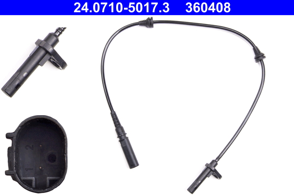 Sensor, wheel speed - 24.0710-5017.3 ATE