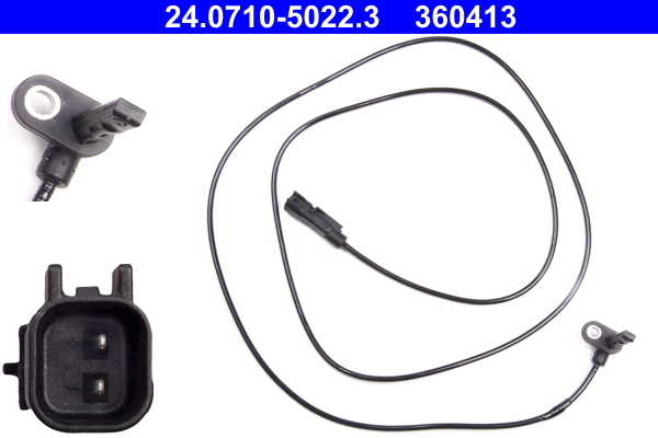 Sensor, wheel speed - 24.0710-5022.3 ATE