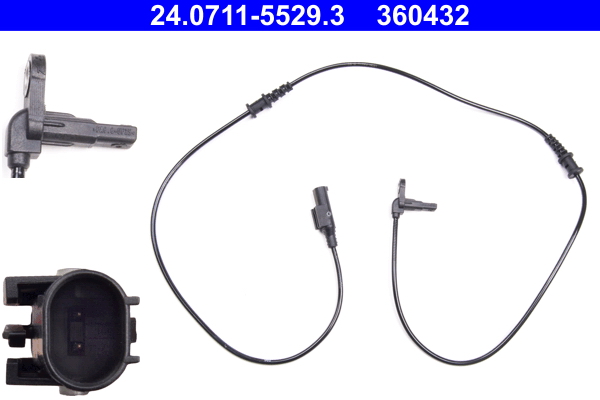 Sensor, wheel speed - 24.0711-5529.3 ATE