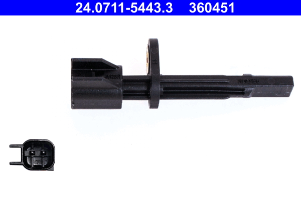 Sensore, N° giri ruota - 24.0711-5443.3 ATE