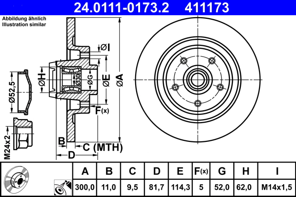 Discofreno - 24.0111-0173.2 ATE