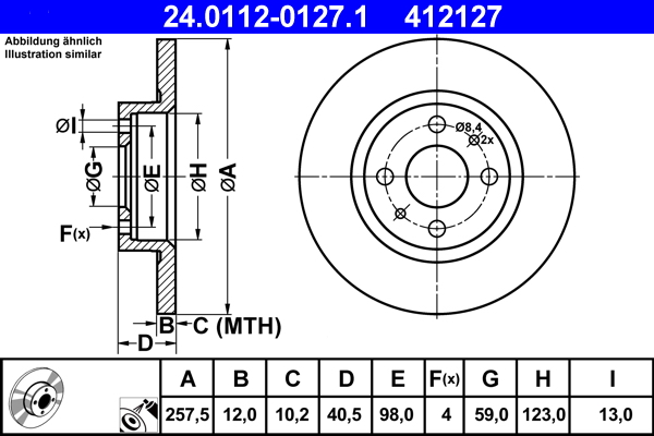 Discofreno - 24.0112-0127.1 ATE