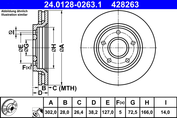 Discofreno - 24.0128-0263.1 ATE