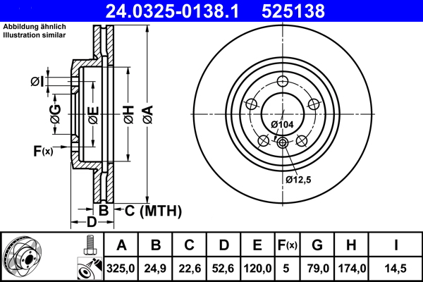 Discofreno - 24.0325-0138.1 ATE