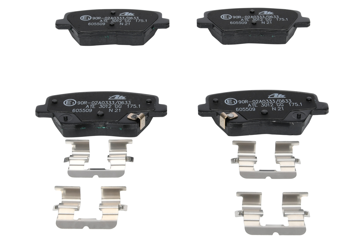 Brake Pad Set, disc brake - 13.0460-5509.2 ATE