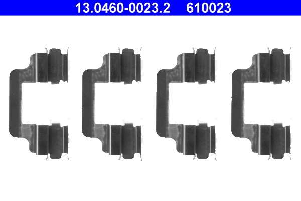 Accessory Kit, disc brake pad - 13.0460-0023.2 ATE