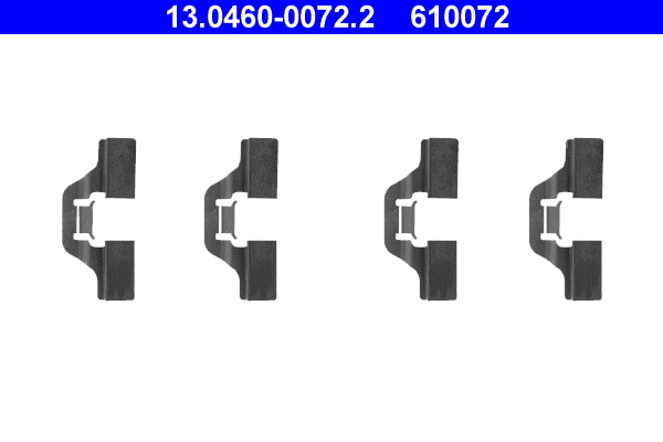 Accessory Kit, disc brake pad - 13.0460-0072.2 ATE