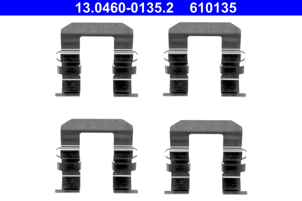 Accessory Kit, disc brake pad - 13.0460-0135.2 ATE