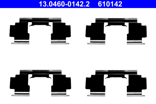 Accessory Kit, disc brake pad - 13.0460-0142.2 ATE
