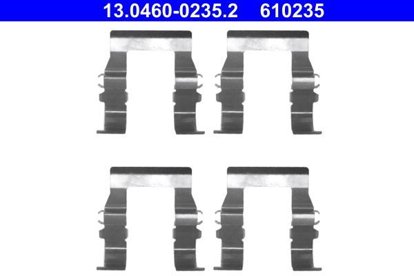 Kit accessori, Pastiglia freno - 13.0460-0235.2 ATE