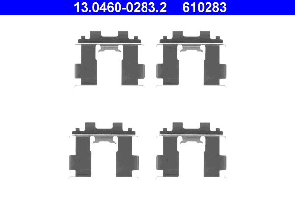 Accessory Kit, disc brake pad - 13.0460-0283.2 ATE