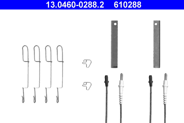 Accessory Kit, disc brake pad - 13.0460-0288.2 ATE