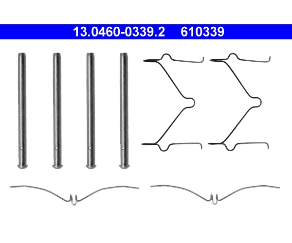 Accessory Kit, disc brake pad - 13.0460-0339.2 ATE