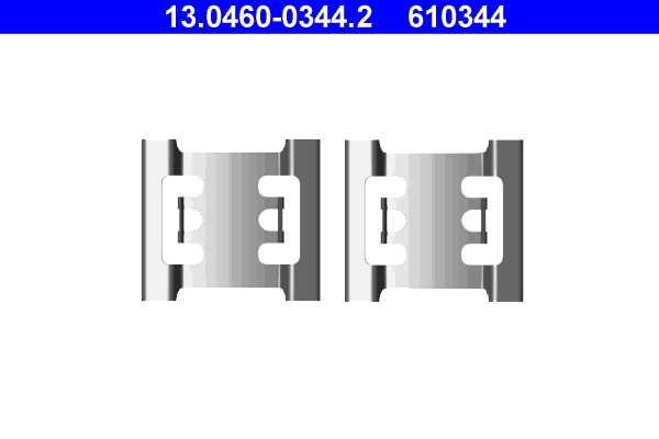 Accessory Kit, disc brake pad - 13.0460-0344.2 ATE