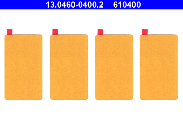 Accessory Kit, disc brake pad - 13.0460-0400.2 ATE