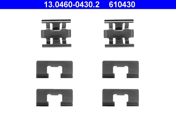 Kit accessori, Pastiglia freno - 13.0460-0430.2 ATE
