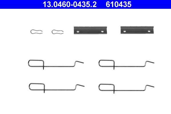 Kit accessori, Pastiglia freno - 13.0460-0435.2 ATE