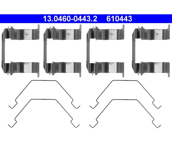 Accessory Kit, disc brake pad - 13.0460-0443.2 ATE