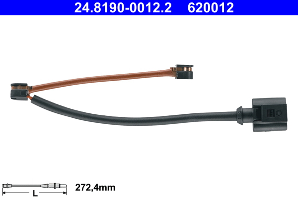 Warning Contact, brake pad wear - 24.8190-0012.2 ATE