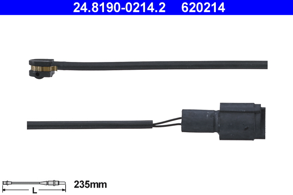Contatto segnalazione, Usura past. freno/mat. d'attrito - 24.8190-0214.2 ATE