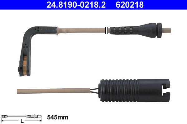 Contatto segnalazione, Usura past. freno/mat. d'attrito - 24.8190-0218.2 ATE