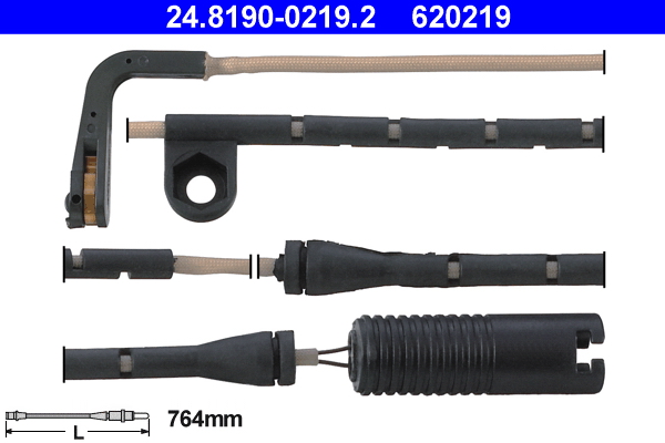 Contatto segnalazione, Usura past. freno/mat. d'attrito - 24.8190-0219.2 ATE