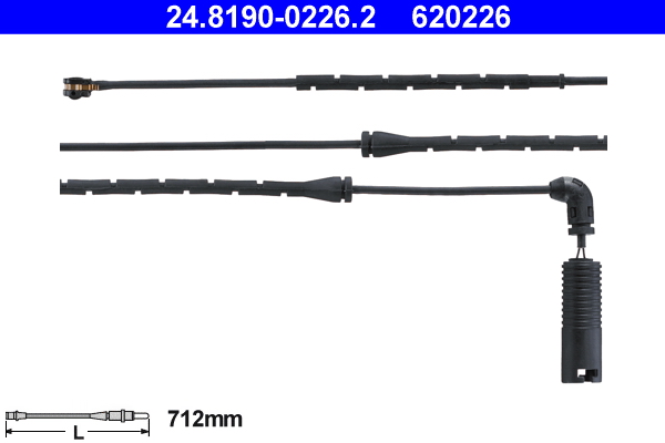 Warning Contact, brake pad wear - 24.8190-0226.2 ATE