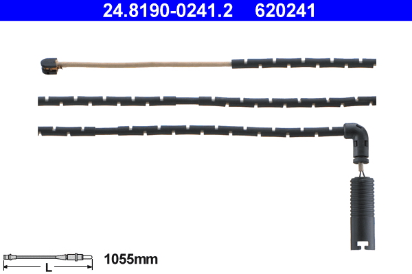 Warning Contact, brake pad wear - 24.8190-0241.2 ATE