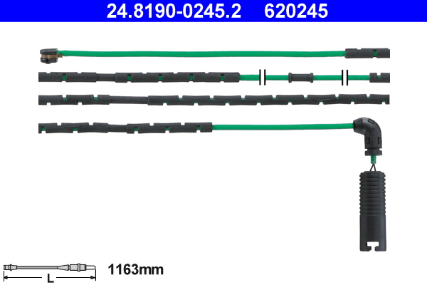 Warning Contact, brake pad wear - 24.8190-0245.2 ATE
