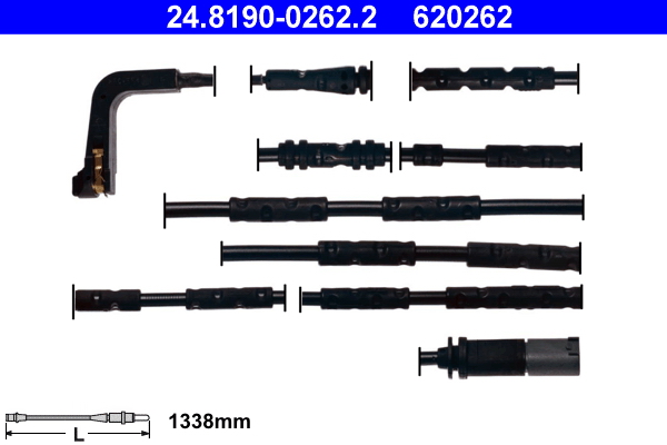 Contatto segnalazione, Usura past. freno/mat. d'attrito - 24.8190-0262.2 ATE