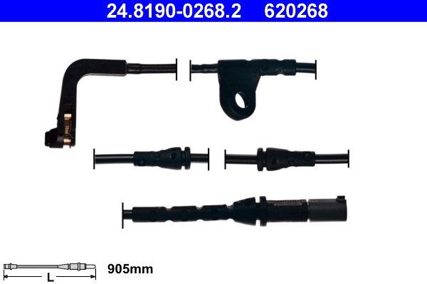 Contatto segnalazione, Usura past. freno/mat. d'attrito - 24.8190-0268.2 ATE