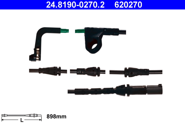 Contatto segnalazione, Usura past. freno/mat. d'attrito - 24.8190-0270.2 ATE