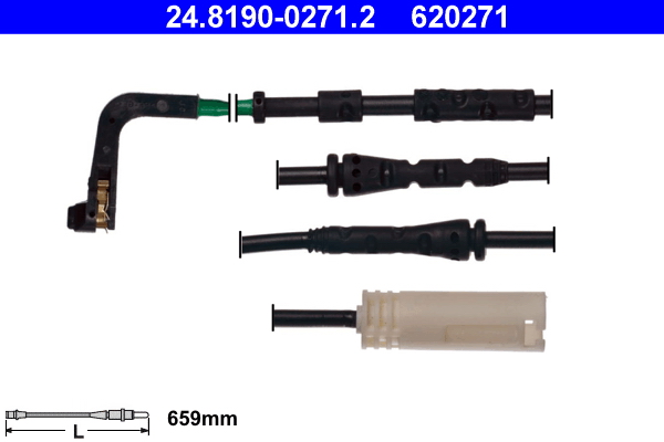 Warning Contact, brake pad wear - 24.8190-0271.2 ATE