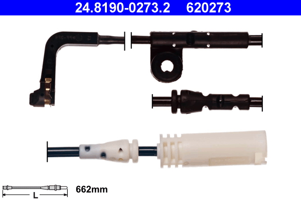 Contatto segnalazione, Usura past. freno/mat. d'attrito - 24.8190-0273.2 ATE