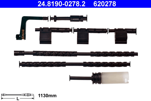Warning Contact, brake pad wear - 24.8190-0278.2 ATE