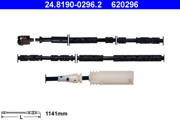Contatto segnalazione, Usura past. freno/mat. d'attrito - 24.8190-0296.2 ATE