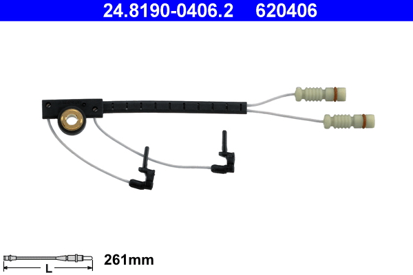Contatto segnalazione, Usura past. freno/mat. d'attrito - 24.8190-0406.2 ATE