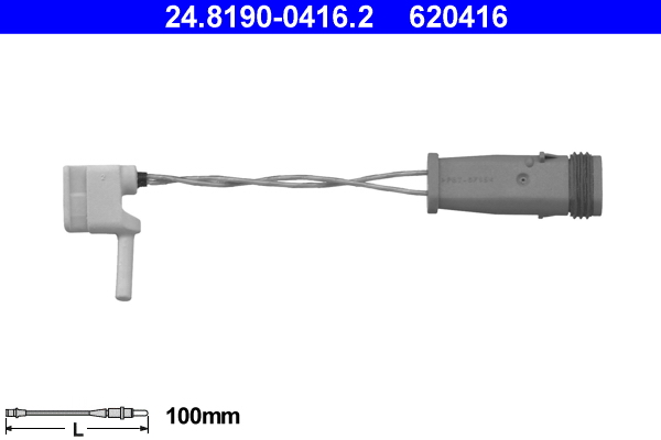 Warning Contact, brake pad wear - 24.8190-0416.2 ATE
