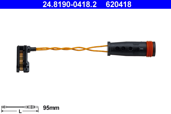 Contatto segnalazione, Usura past. freno/mat. d'attrito - 24.8190-0418.2 ATE