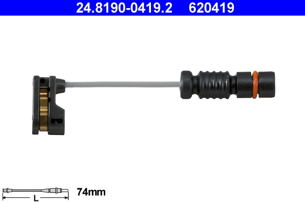 Warning Contact, brake pad wear - 24.8190-0419.2 ATE